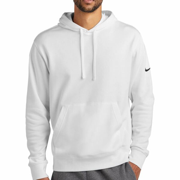 NIKE CLUB FLEECE SLEEVE SWOOSH PULLOVER HOODIE. Thumbnail