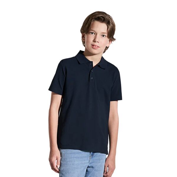 Youth Cotton-Poly-Spandex Pique Polo Thumbnail